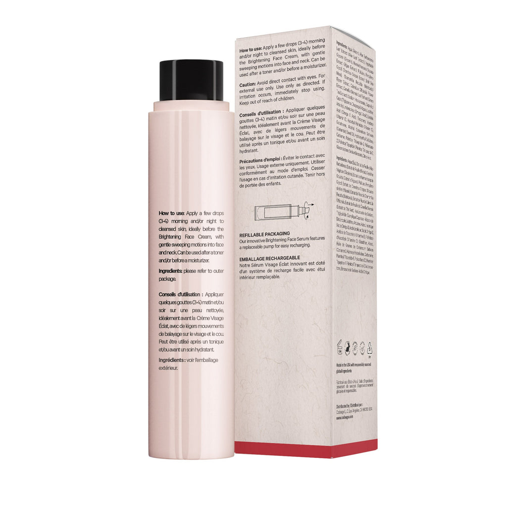 Daily Care Brightening Face Serum - Refill for daily home and personal routines with facial skin and sun care