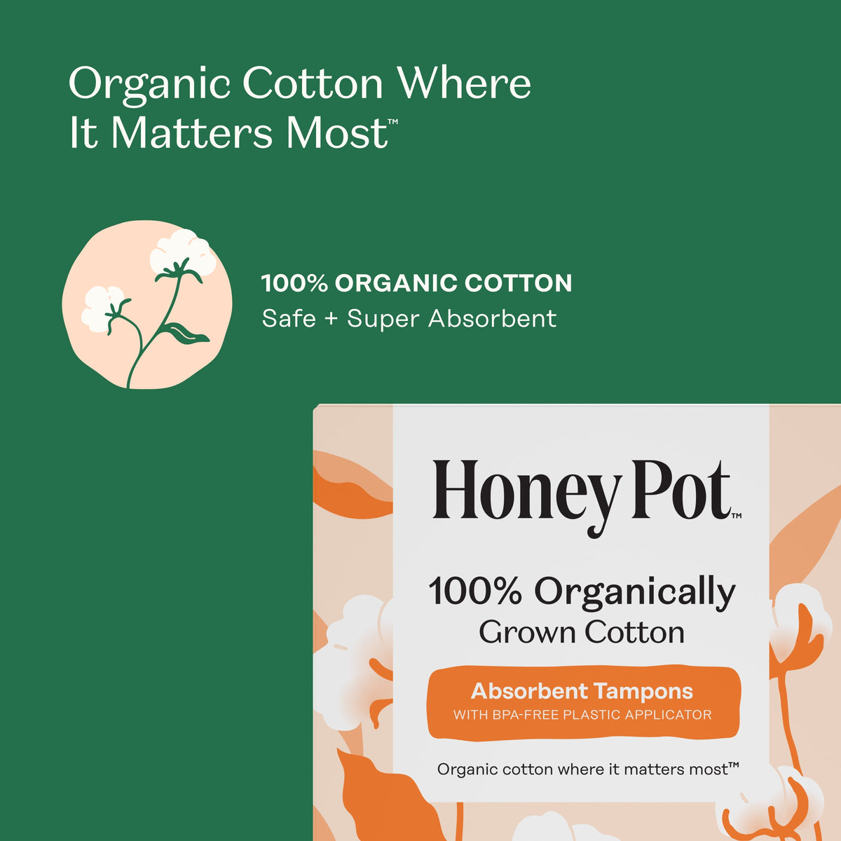 Practical Living fully Organic Regular Tampons for daily home and personal routines with general everyday essentials