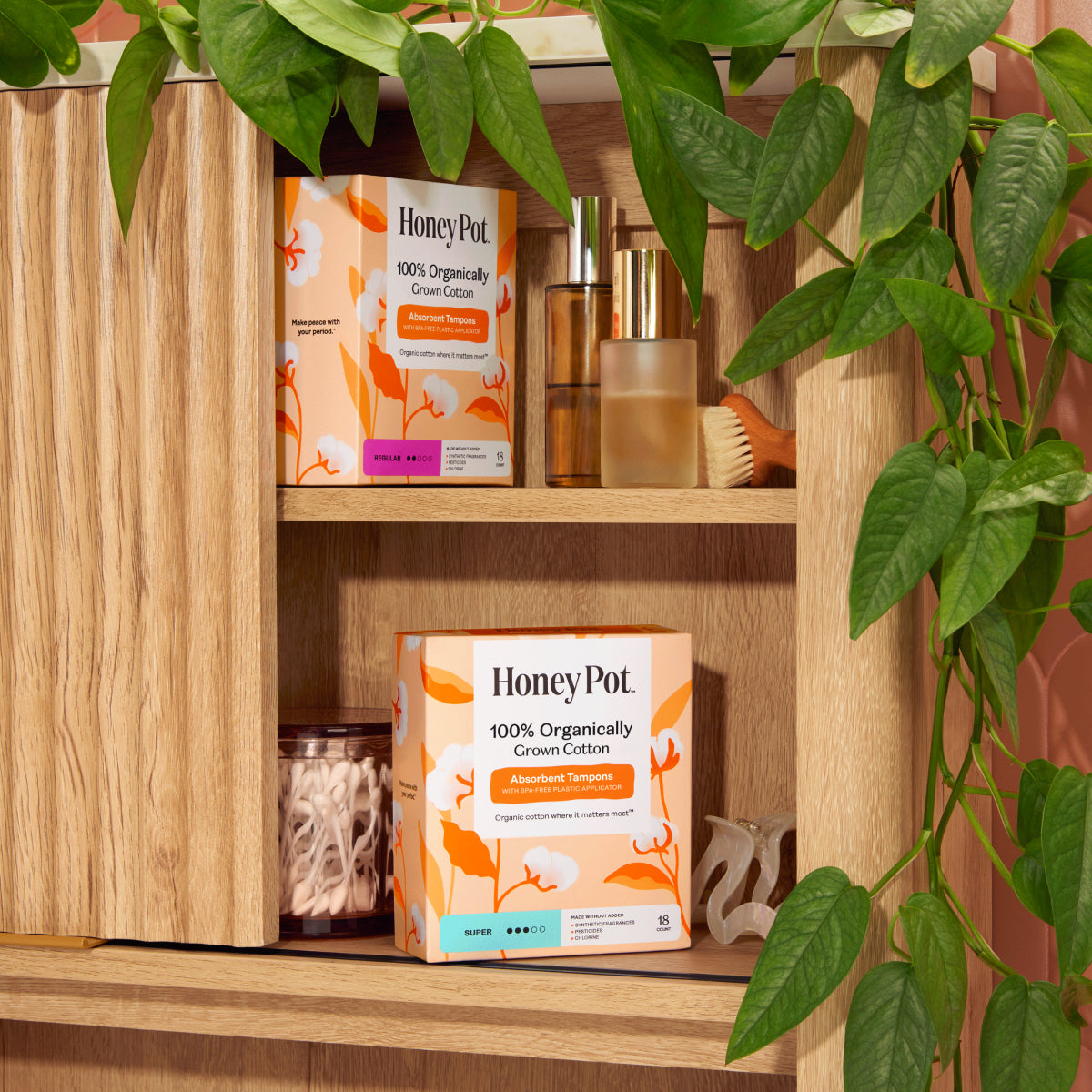 Practical Living fully Organic Regular Tampons for daily home and personal routines with general everyday essentials