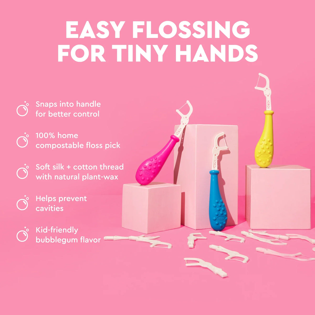 Everyday Home Kids EcoFlex Floss Pick Refill Bag for daily home and personal routines with oral care