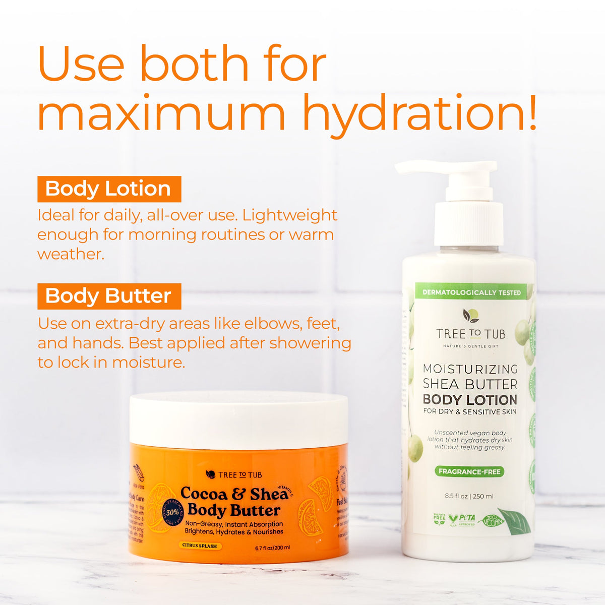 Home Essentials Cocoa and Shea Body Butter for daily home and personal routines with general everyday essentials