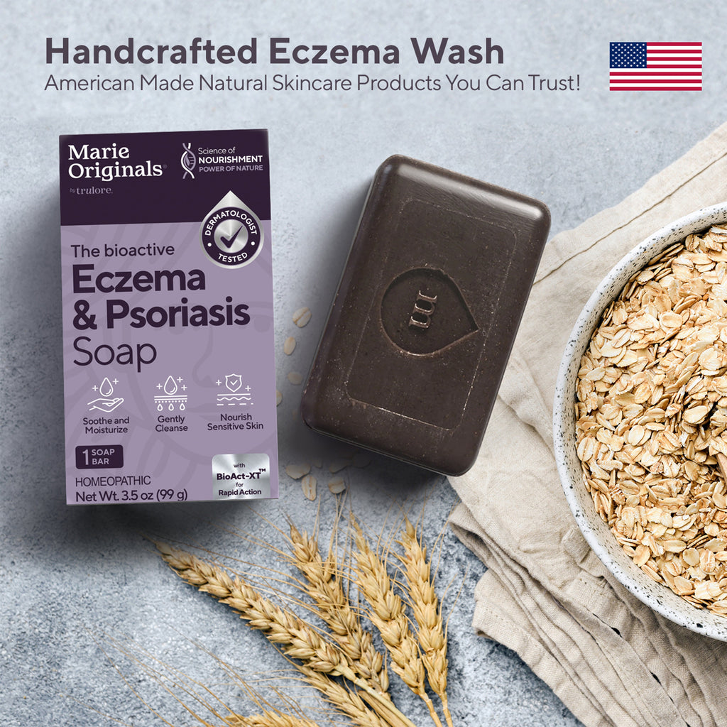 Home Essentials Eczema and Psoriasis Relief Soap for daily home and personal routines with bath body and hygiene