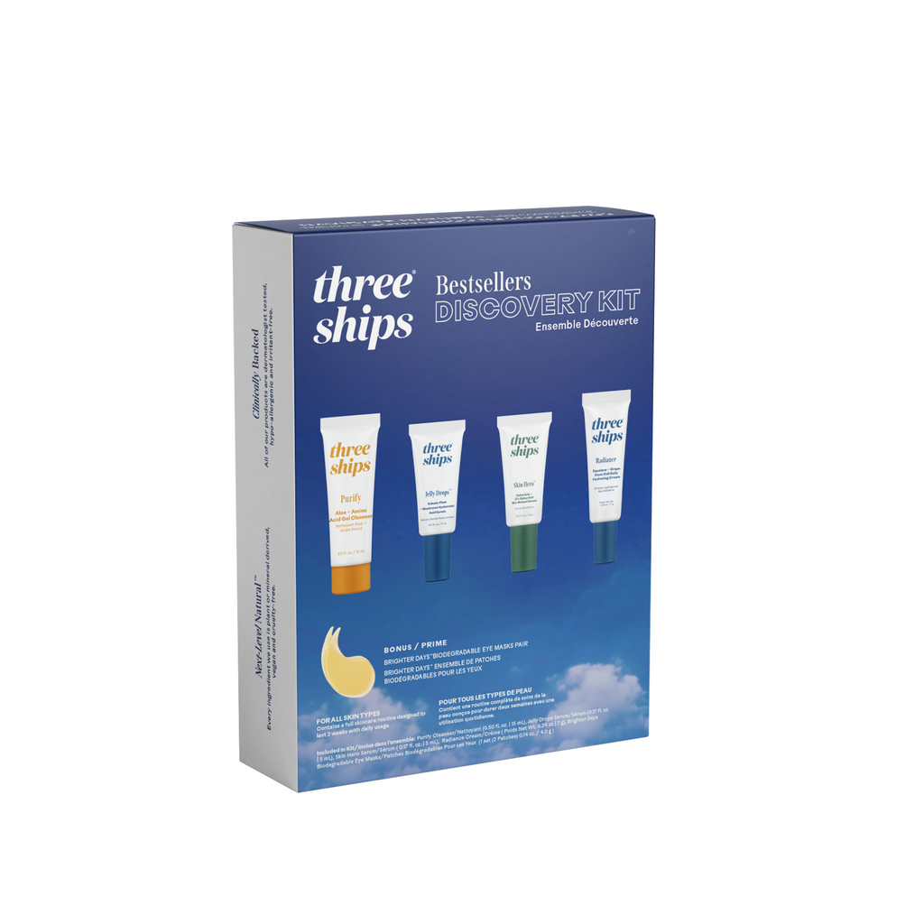 Routine Ready Bestsellers Discovery Kit for daily home and personal routines with facial skin and sun care