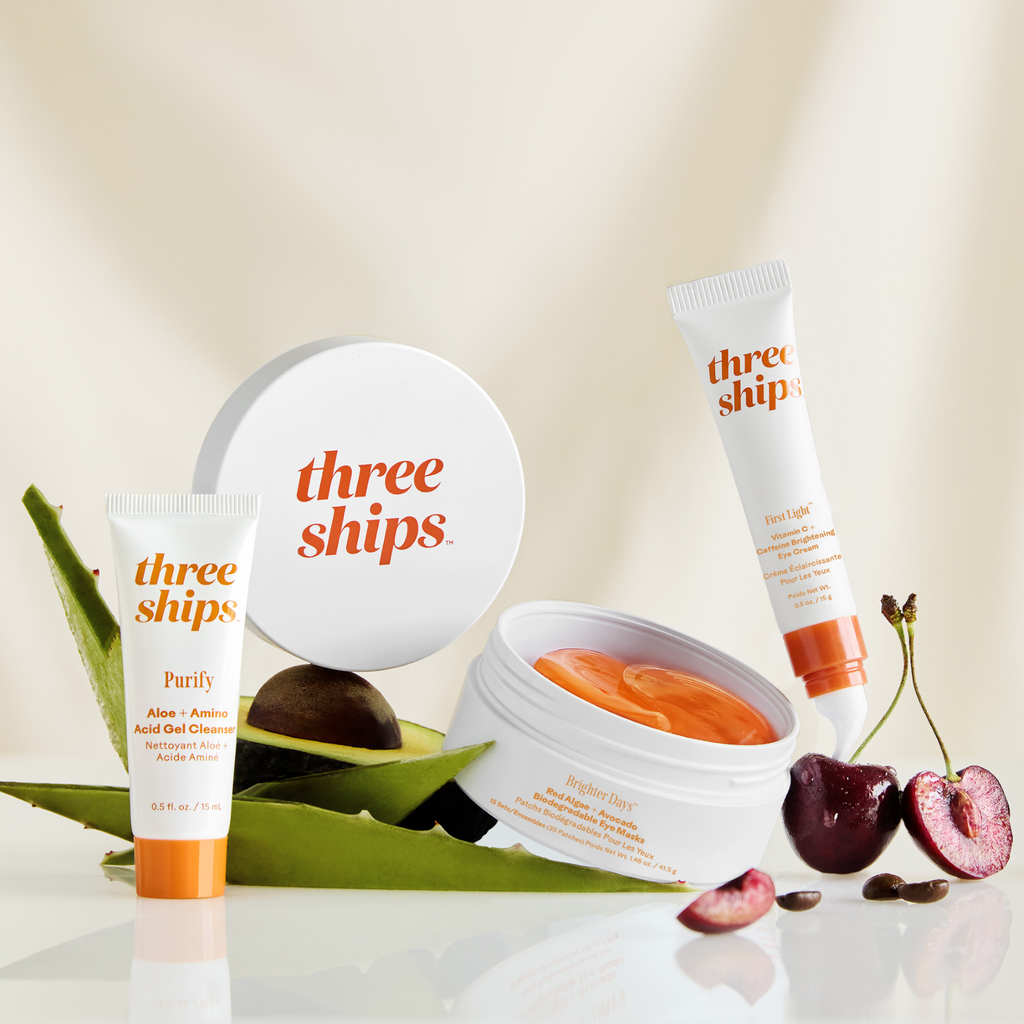 Routine Ready Bright Side Brightening Eye Routine Kit for daily home and personal routines with facial skin and sun care