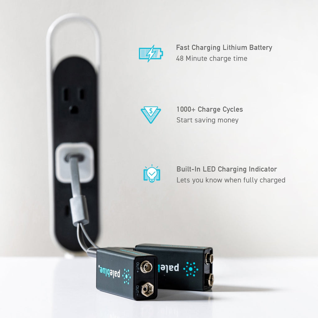 Routine Ready 9V USB-C Li-ion Rechargeable Batteries for daily home and personal routines with general everyday essentials