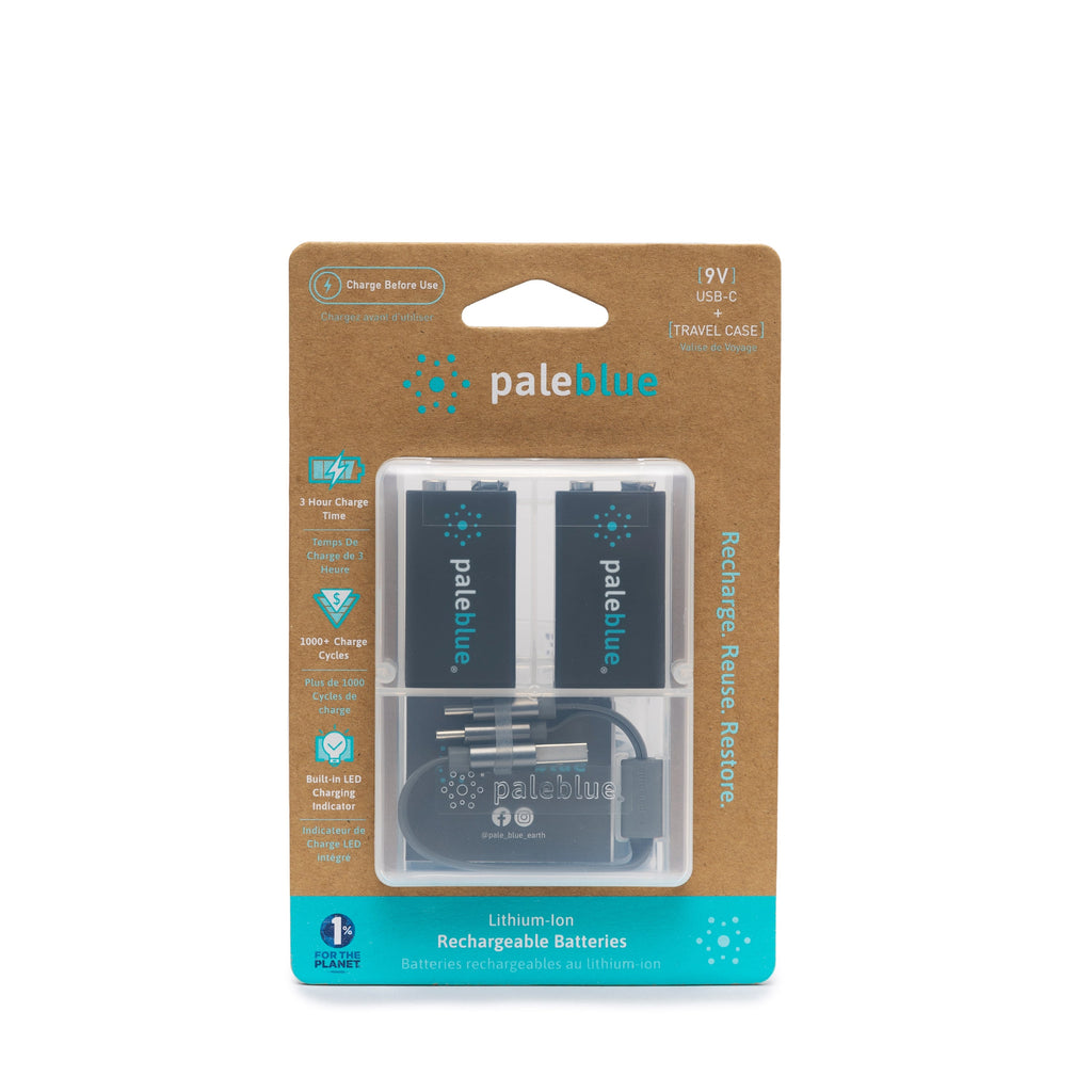 9V USB-C Li-ion Rechargeable Batteries