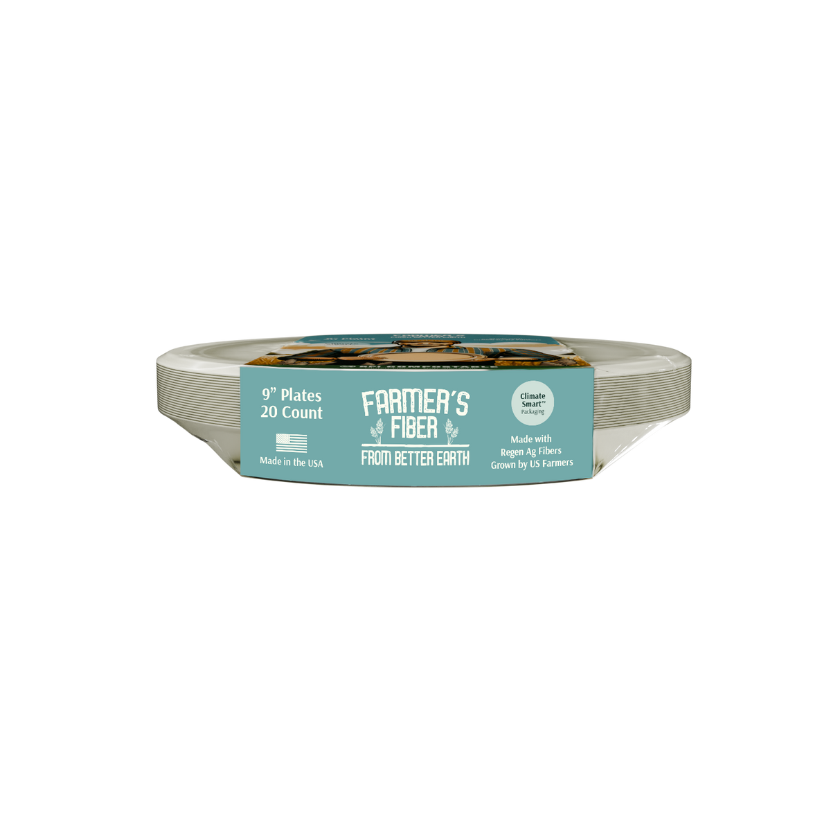 Daily Care 9 Farmer s Fiber Collection Round Plate for daily home and personal routines with general everyday essentials