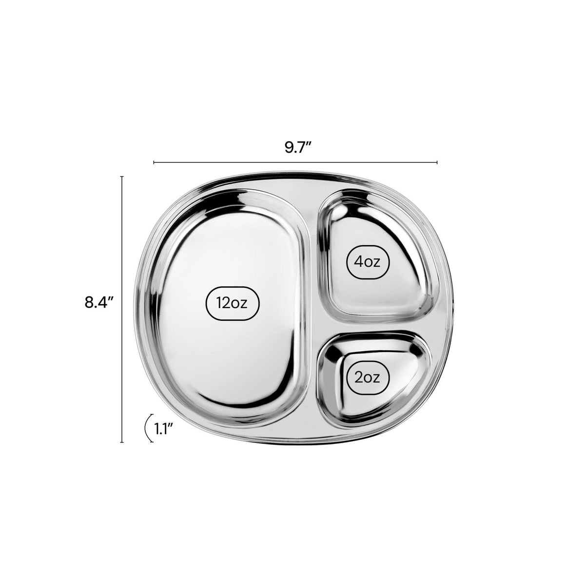 Routine Ready Balanced Bites Divided Plate for daily home and personal routines with baby care and kids products