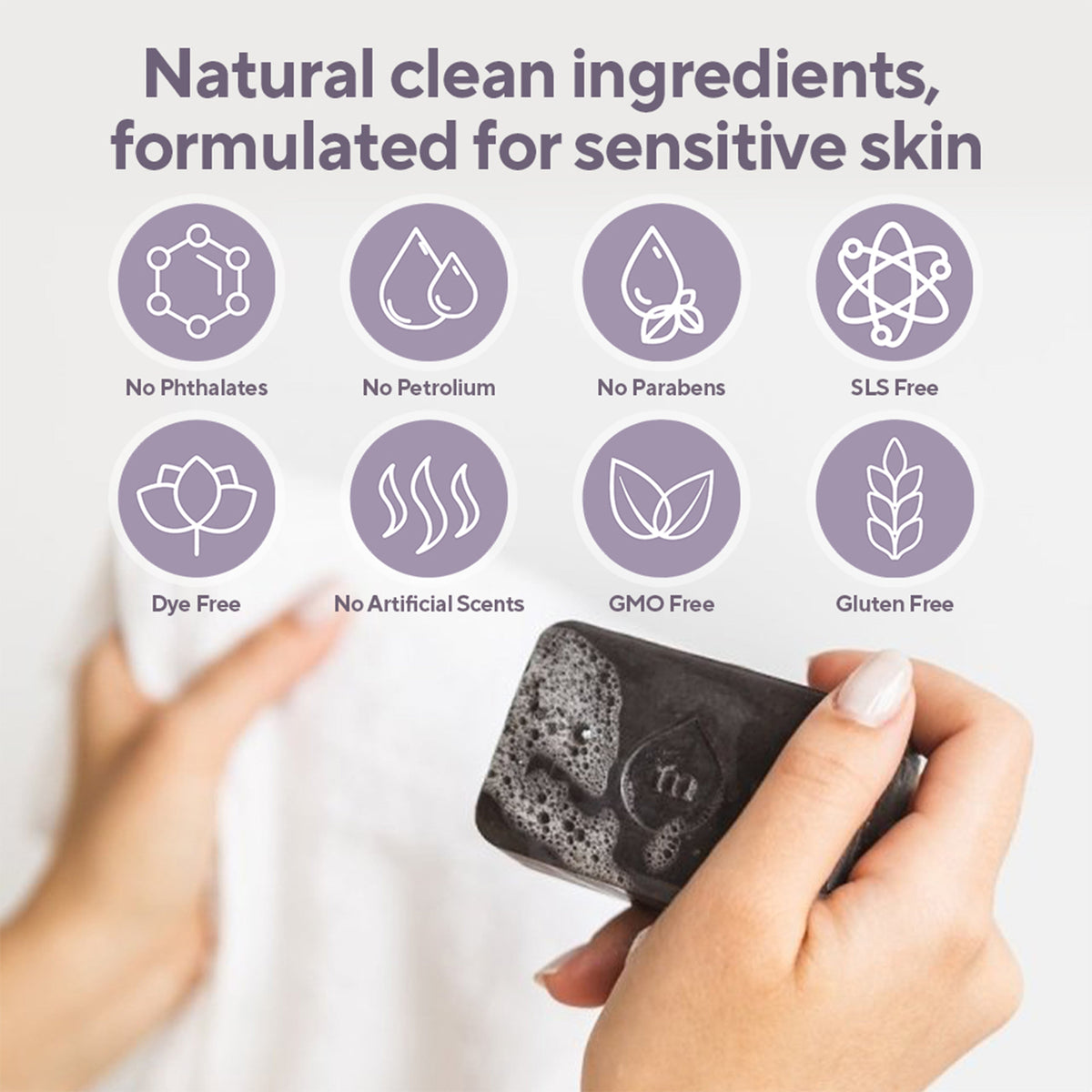 Home Essentials Eczema and Psoriasis Relief Soap for daily home and personal routines with bath body and hygiene