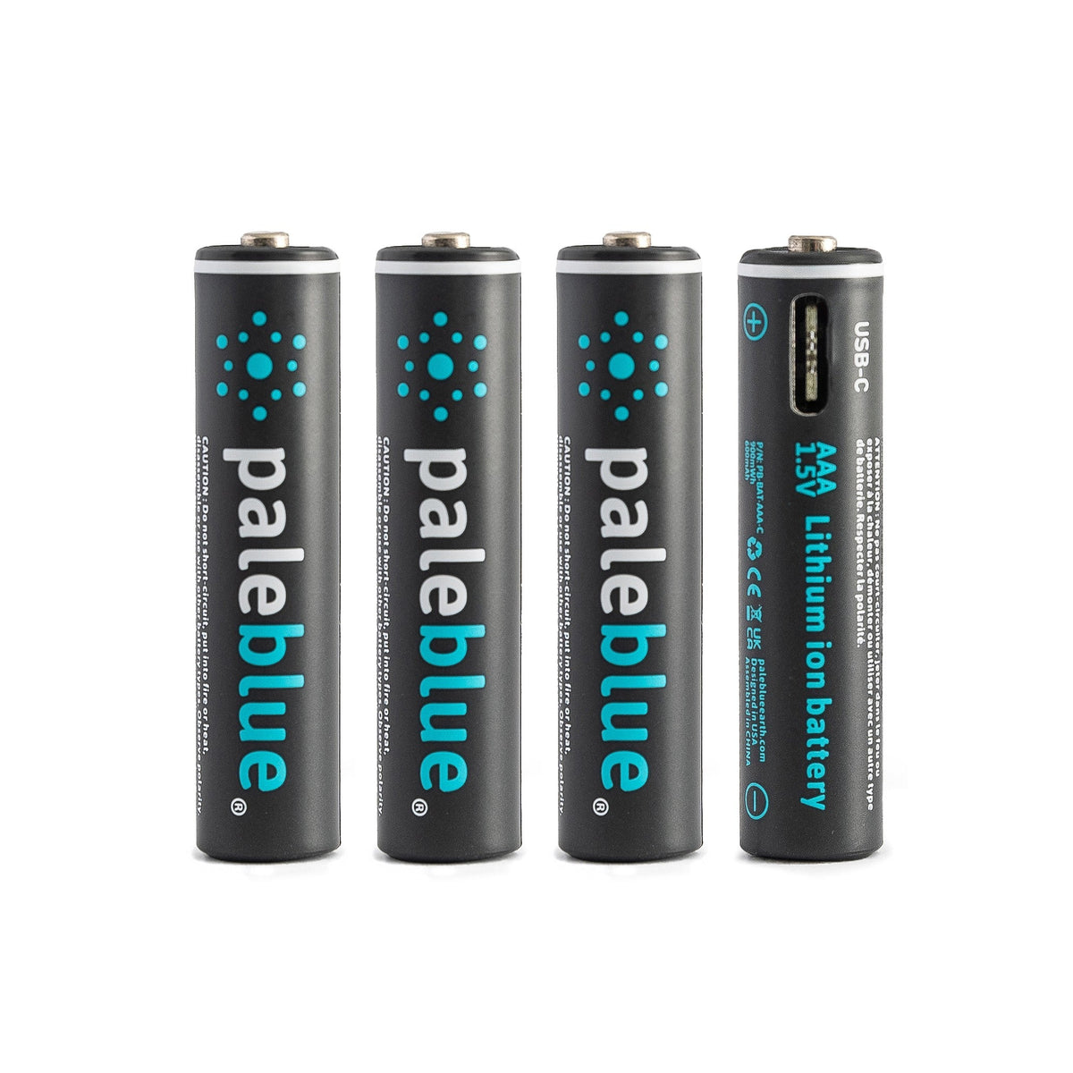 AAA USB-C Li-ion Rechargeable Batteries