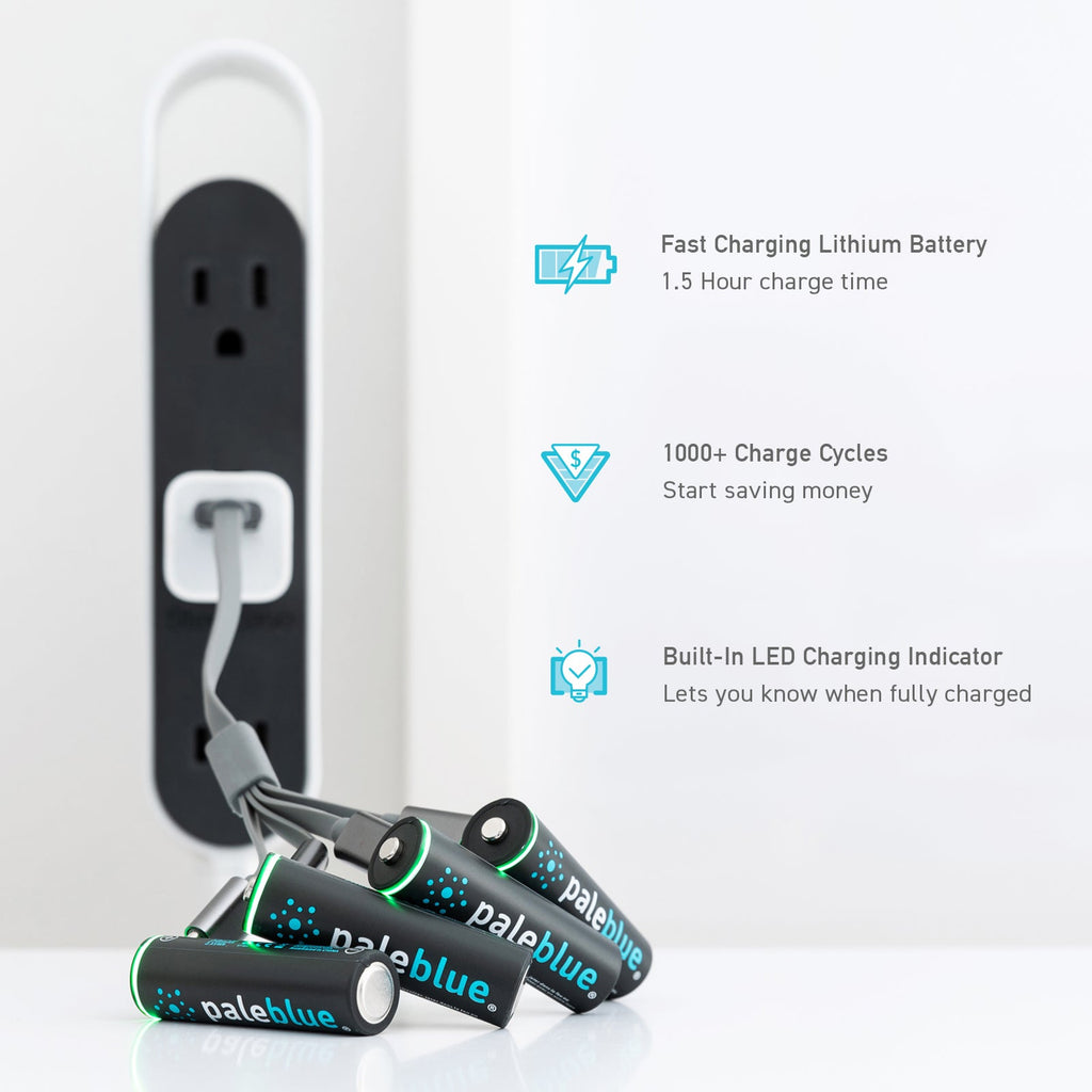 Daily Care AA USB-C Li-ion Rechargeable Batteries for daily home and personal routines with general everyday essentials