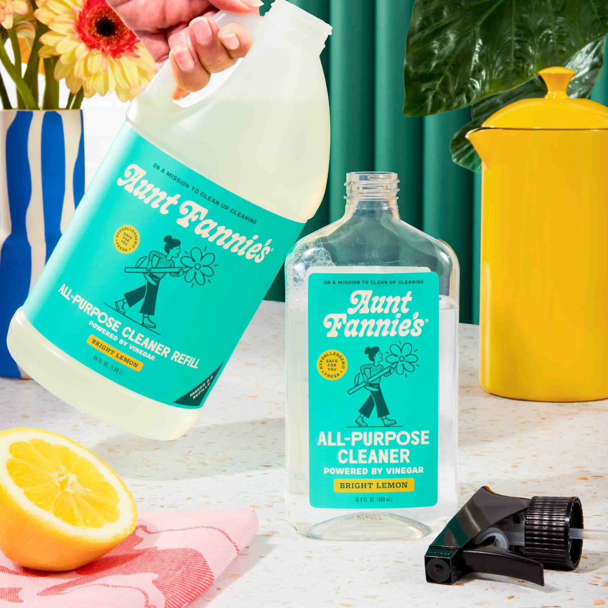 Routine Ready All-Purpose Cleaner, Refill for daily home and personal routines with cleaning laundry and paper products
