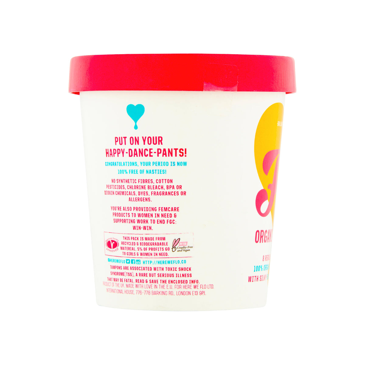 Daily Care Flo Applicator Tampons fully Organic Cotton Regular + Super for daily home and personal routines with pet care treats and accessories