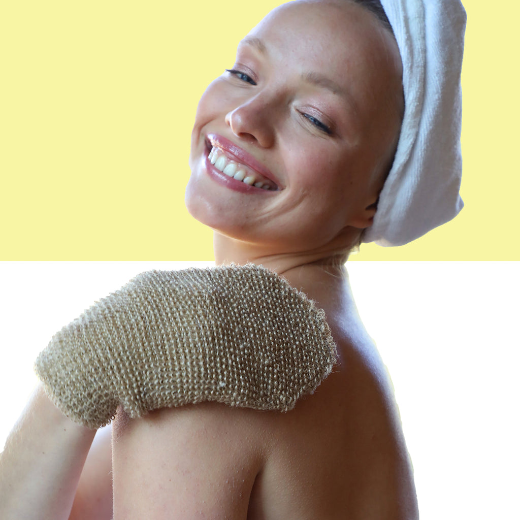Everyday Home Cleansing Sisal Mitt for daily home and personal routines with bath body and hygiene