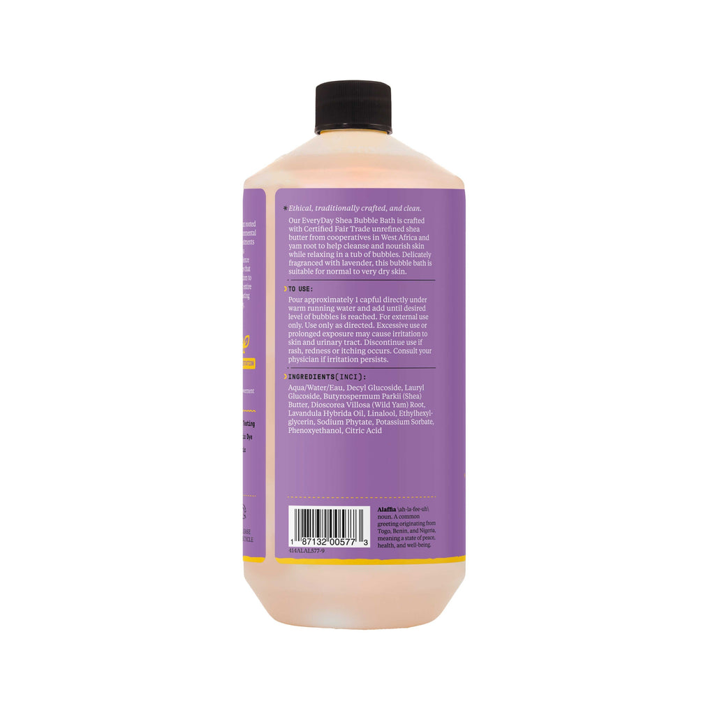 Everyday Home EveryDay Shea Bubble Bath for daily home and personal routines with bath body and hygiene