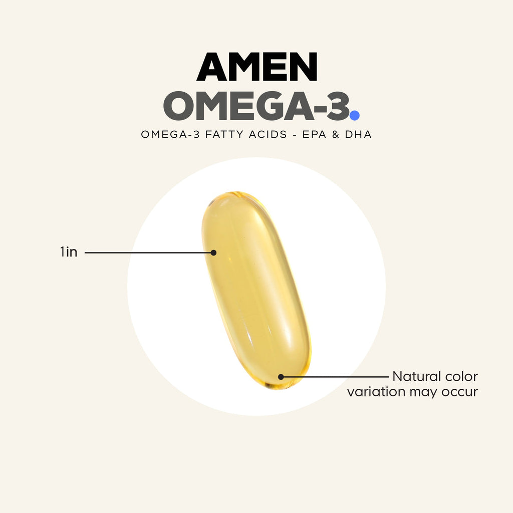 Home Essentials Amen Omega-3 for daily home and personal routines with general everyday essentials