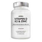 Amen Vitamin D, K2 & Zinc Capsules