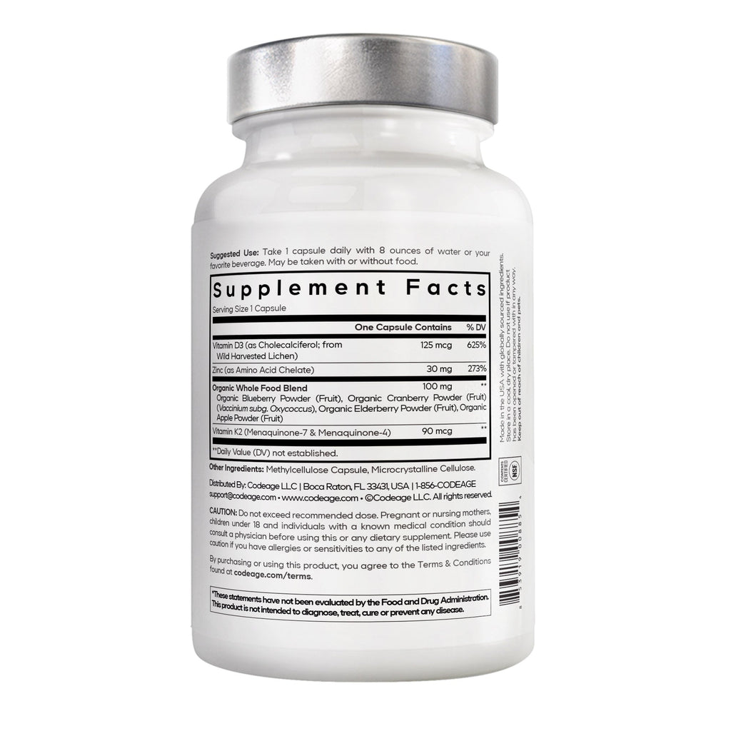 Routine Ready Amen Vitamin D, K2 and Zinc Capsules for daily home and personal routines with general everyday essentials