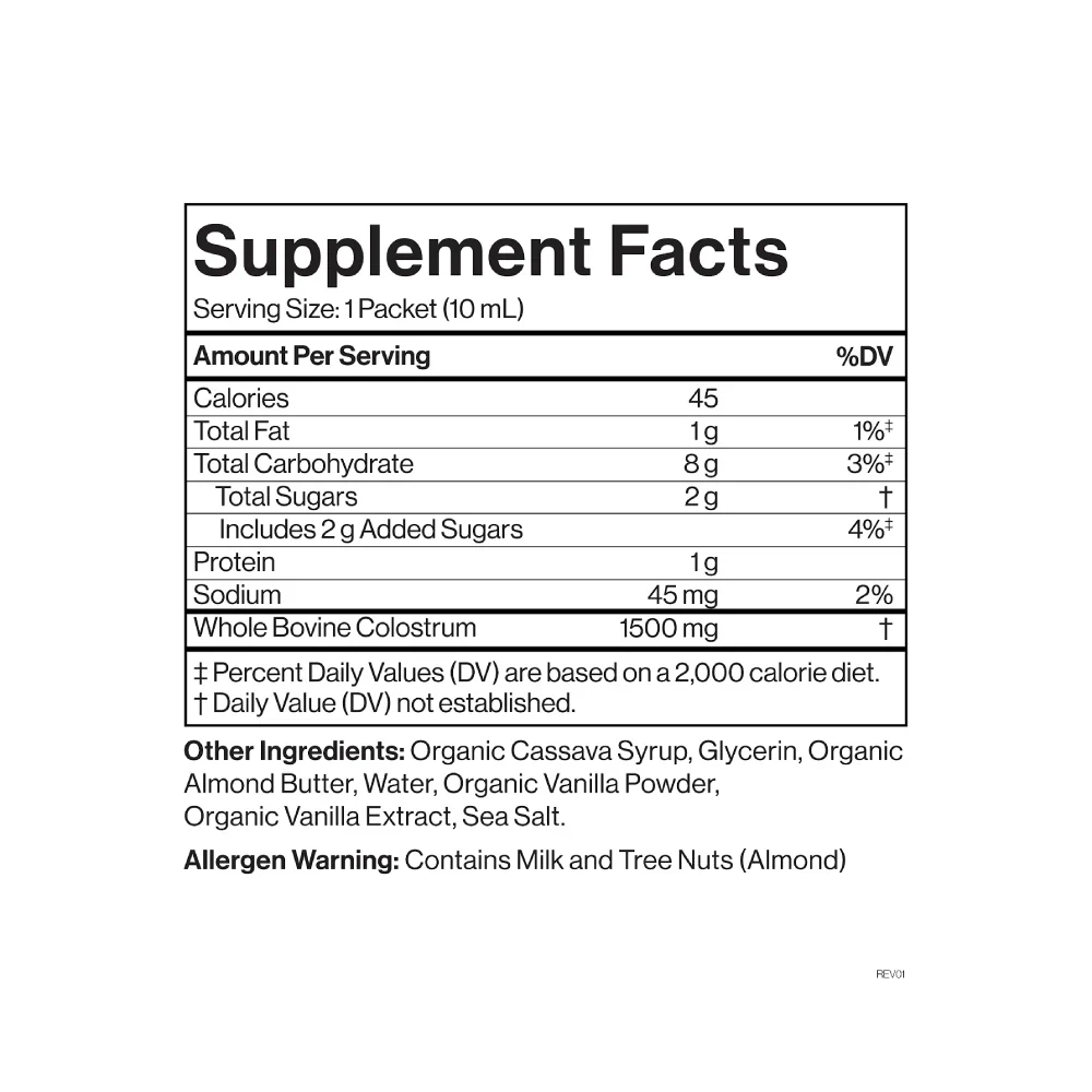 Routine Ready Liquid Colostrum Packets - Immunity + Digestive Support for daily home and personal routines with general everyday essentials