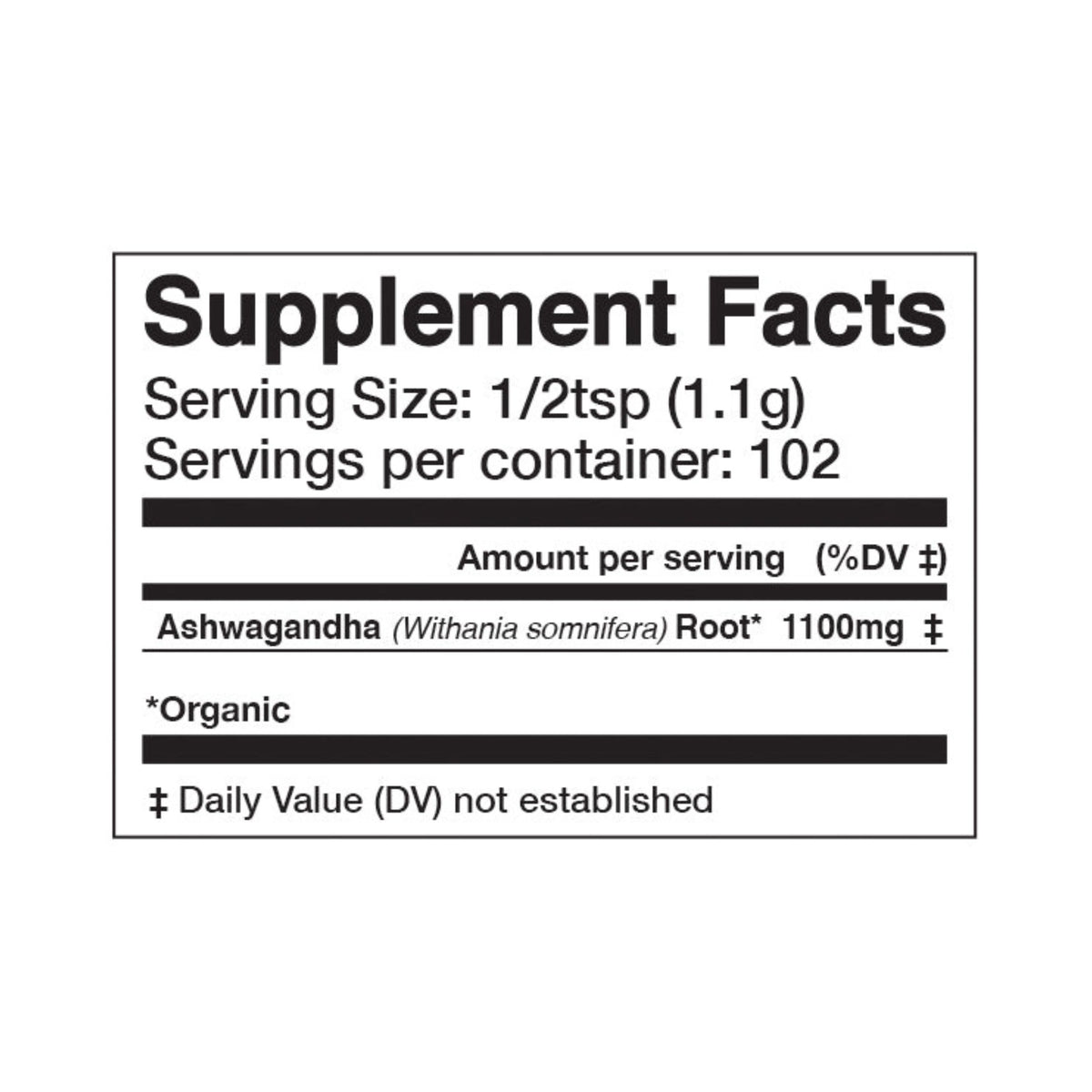 Daily Care ASHWAGANDHA, Nature s Chill Pill for daily home and personal routines with general everyday essentials