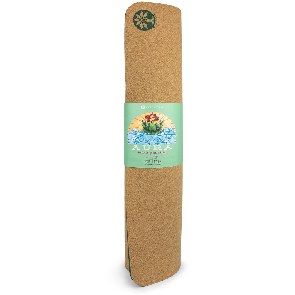 Routine Ready Aura Cork Yoga Mat - Blossom for daily home and personal routines with general everyday essentials