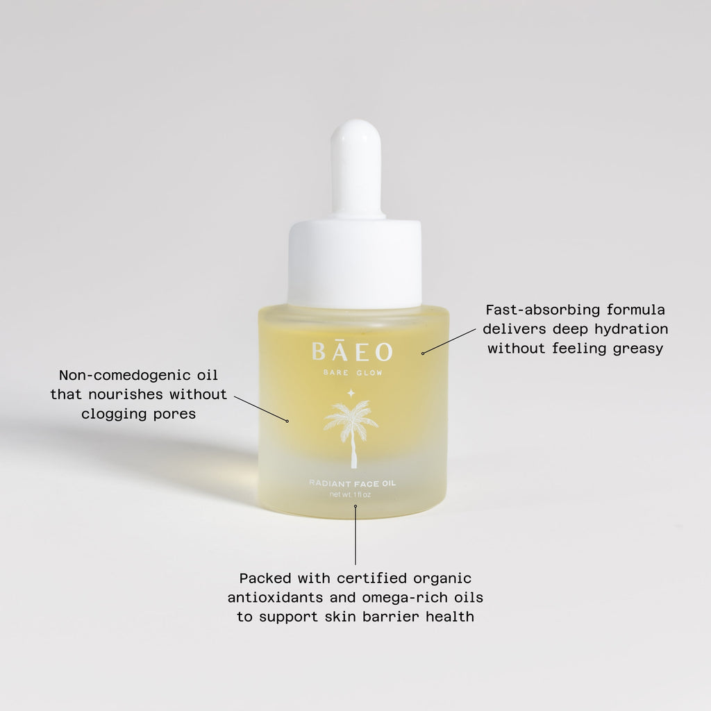 Practical Living Bare Glow - Radiant Face Oil for daily home and personal routines with facial skin and sun care