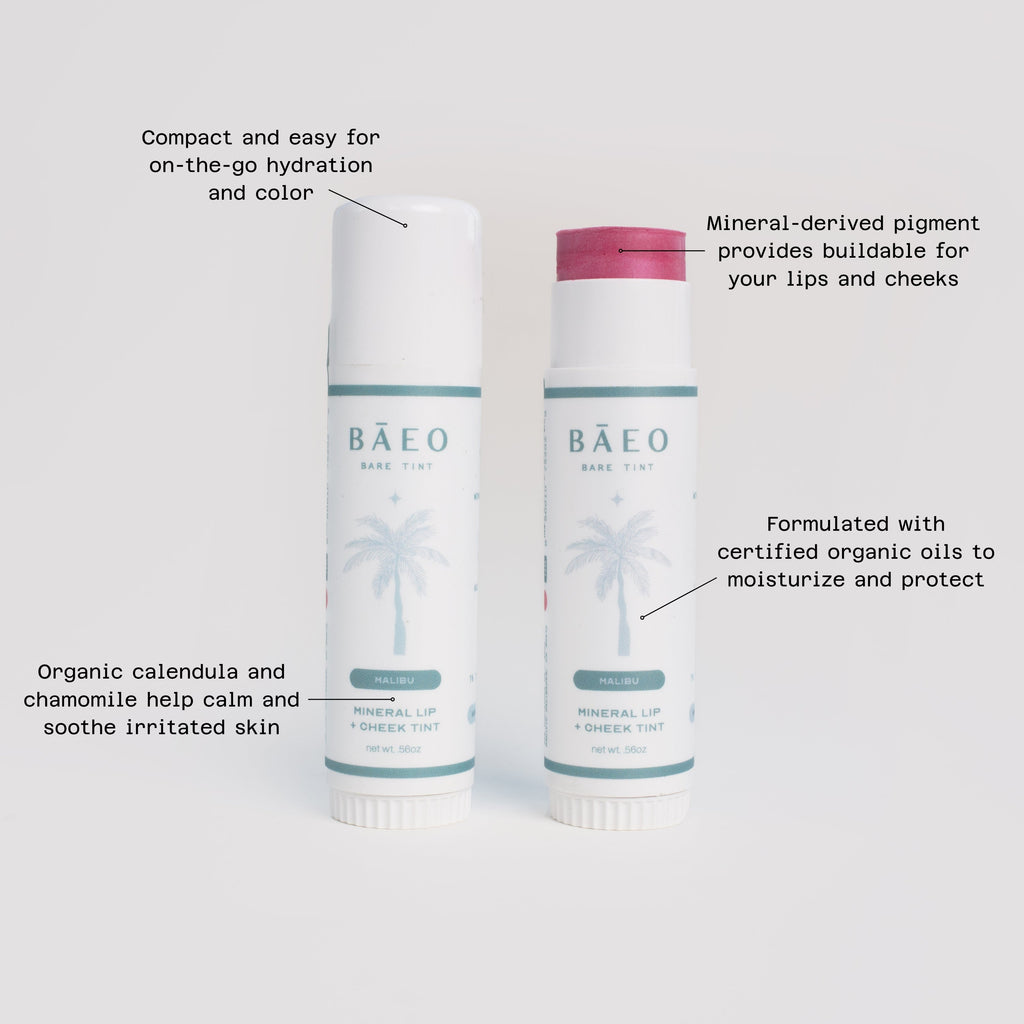 Home Essentials Bare Tint - Mineral Lip + Cheek Tint for daily home and personal routines with general everyday essentials