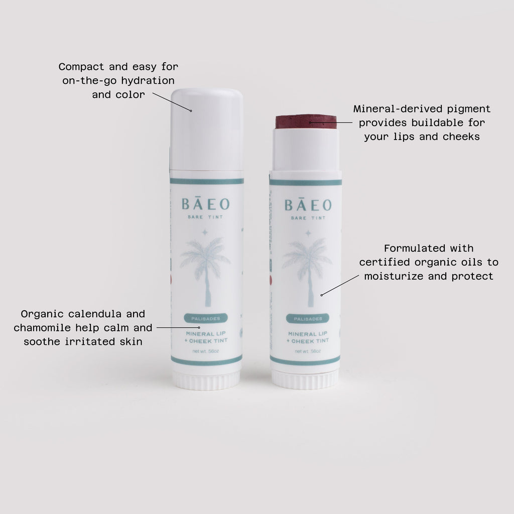 Home Essentials Bare Tint - Mineral Lip + Cheek Tint for daily home and personal routines with general everyday essentials
