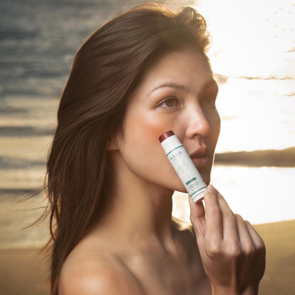 Home Essentials Bare Tint - Mineral Lip + Cheek Tint for daily home and personal routines with general everyday essentials