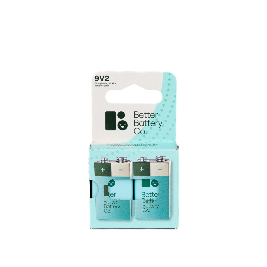 9V Alkaline Batteries - Zero-Waste, Carbon-Neutral