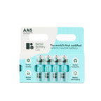 AA Alkaline Batteries - Zero-Waste, Carbon-Neutral