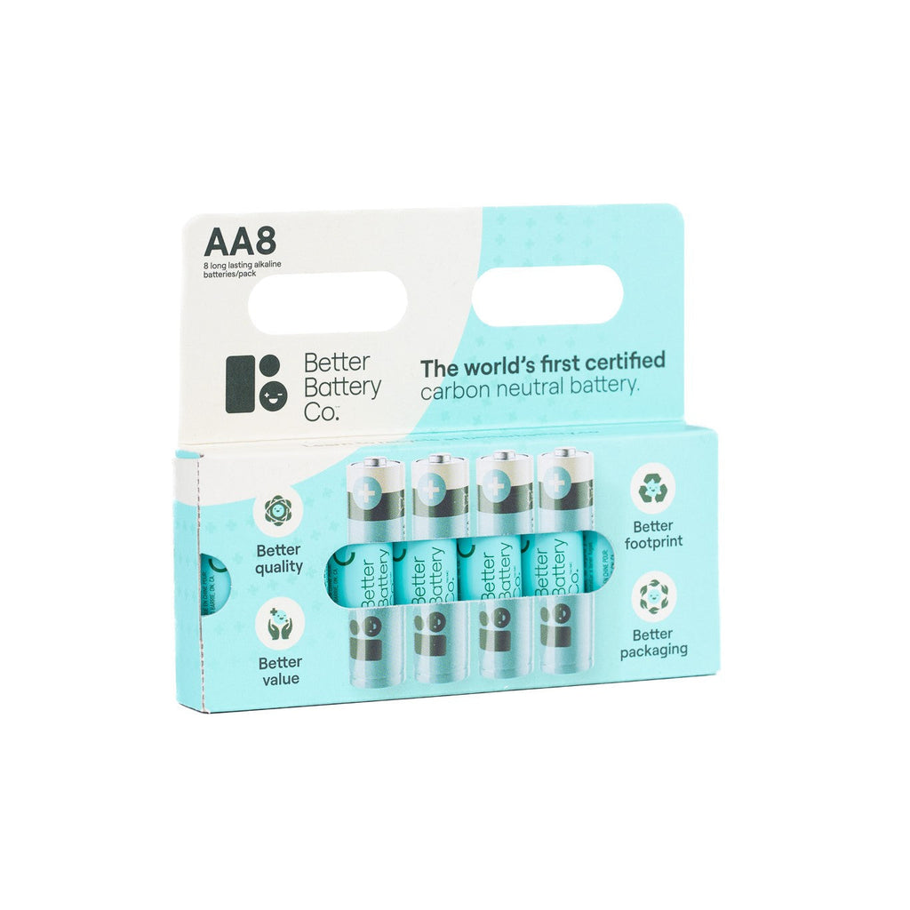 Routine Ready AA Alkaline Batteries - Zero-Waste, Carbon-Neutral for daily home and personal routines with general everyday essentials