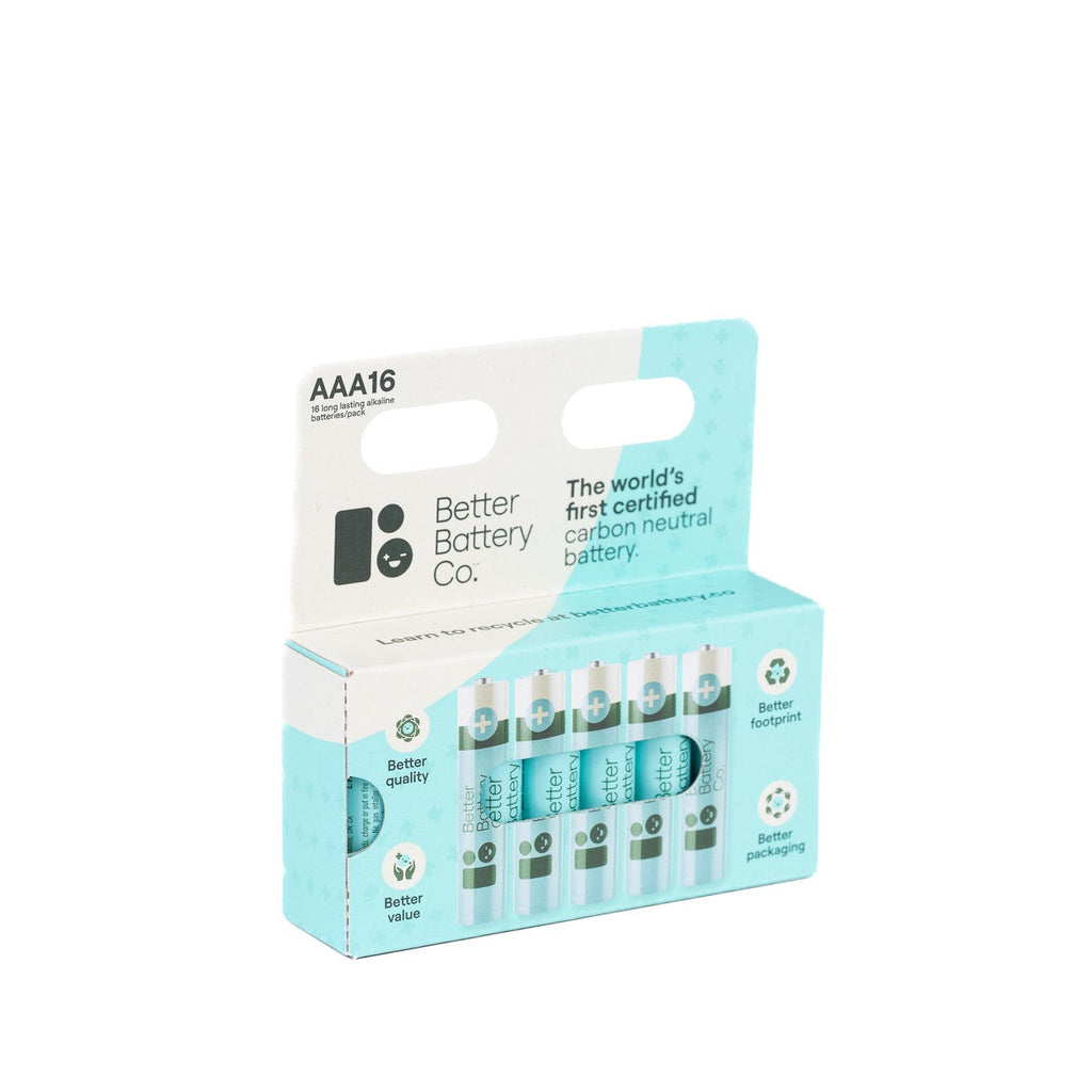 Practical Living AAA Alkaline Batteries - Zero-Waste, Carbon-Neutral for daily home and personal routines with general everyday essentials