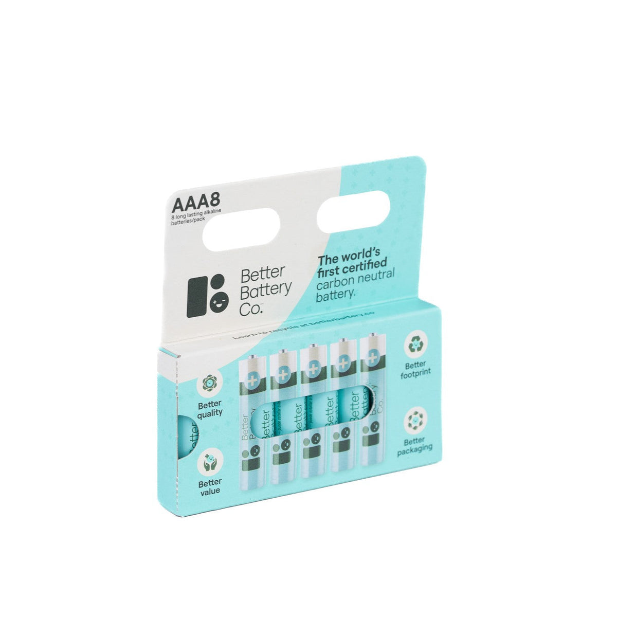 Practical Living AAA Alkaline Batteries - Zero-Waste, Carbon-Neutral for daily home and personal routines with general everyday essentials