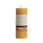 Home Essentials fully Pure Beeswax Pillar Candle for daily home and personal routines with home organization and everyday goods