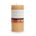 Home Essentials fully Pure Beeswax Pillar Candle for daily home and personal routines with home organization and everyday goods
