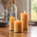 Home Essentials fully Pure Beeswax Pillar Candle for daily home and personal routines with home organization and everyday goods