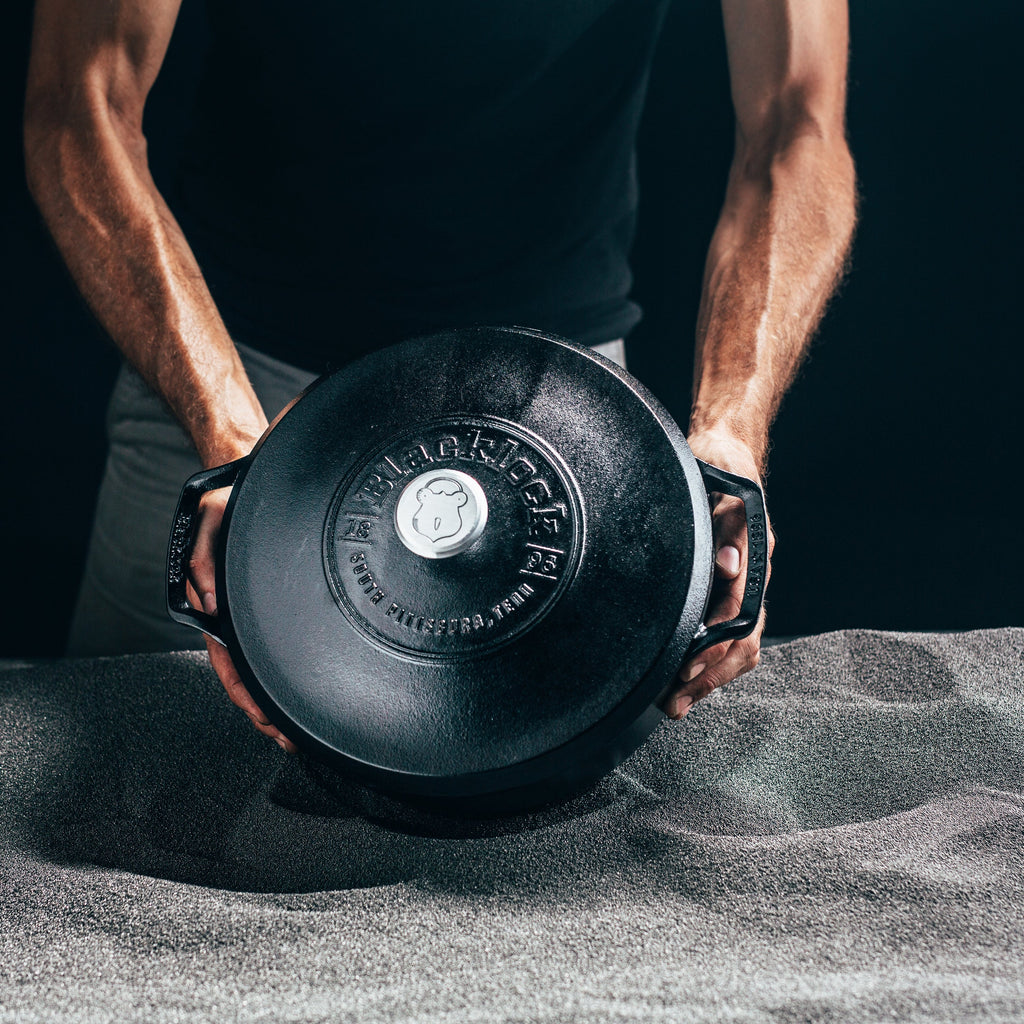 Routine Ready Blacklock Dutch Oven - Triple Seasoned, Lightweight for daily home and personal routines with cookware food storage and kitchen tools