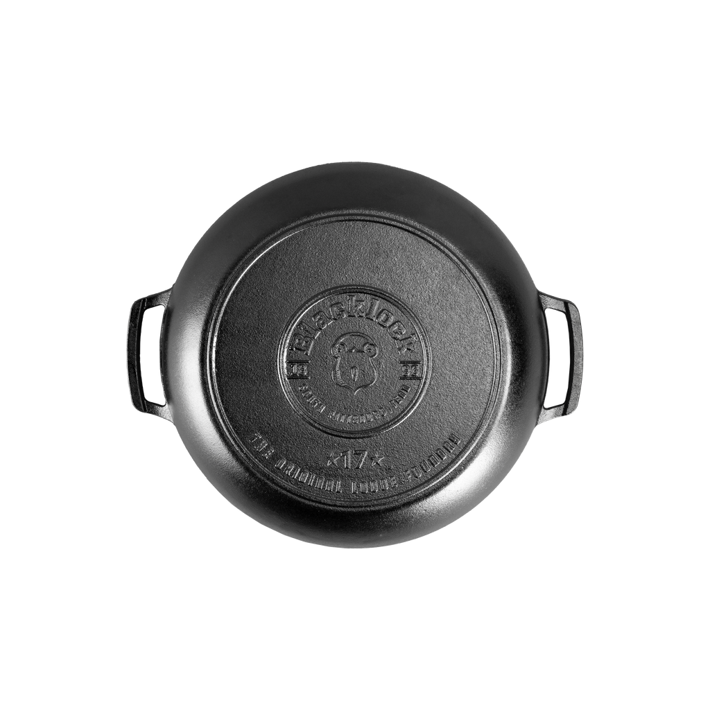 Daily Care Blacklock Cast Iron Braiser with Lid - Triple Seasoned, Lightweight for daily home and personal routines with cookware food storage and kitchen tools