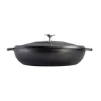 Daily Care Blacklock Cast Iron Braiser with Lid - Triple Seasoned, Lightweight for daily home and personal routines with cookware food storage and kitchen tools