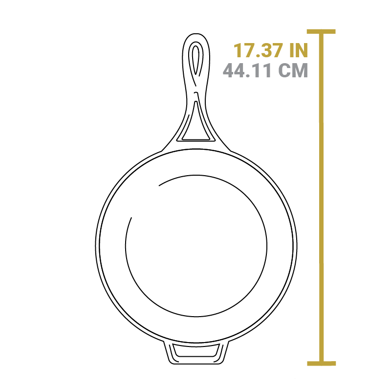 Practical Living Blacklock Cast Iron Deep Skillet With Lid - Triple Seasoned, Lightweight for daily home and personal routines with cookware food storage and kitchen tools