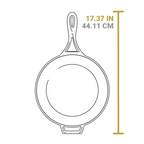 Practical Living Blacklock Cast Iron Deep Skillet With Lid - Triple Seasoned, Lightweight for daily home and personal routines with cookware food storage and kitchen tools