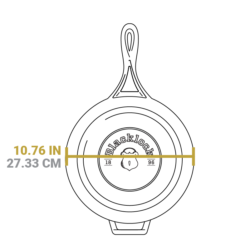 Practical Living Blacklock Cast Iron Deep Skillet With Lid - Triple Seasoned, Lightweight for daily home and personal routines with cookware food storage and kitchen tools