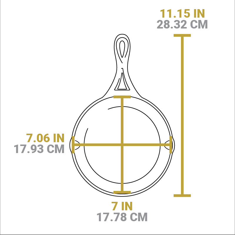 Home Essentials Blacklock Cast Iron Skillet - Triple Seasoned, Lightweight for daily home and personal routines with cookware food storage and kitchen tools