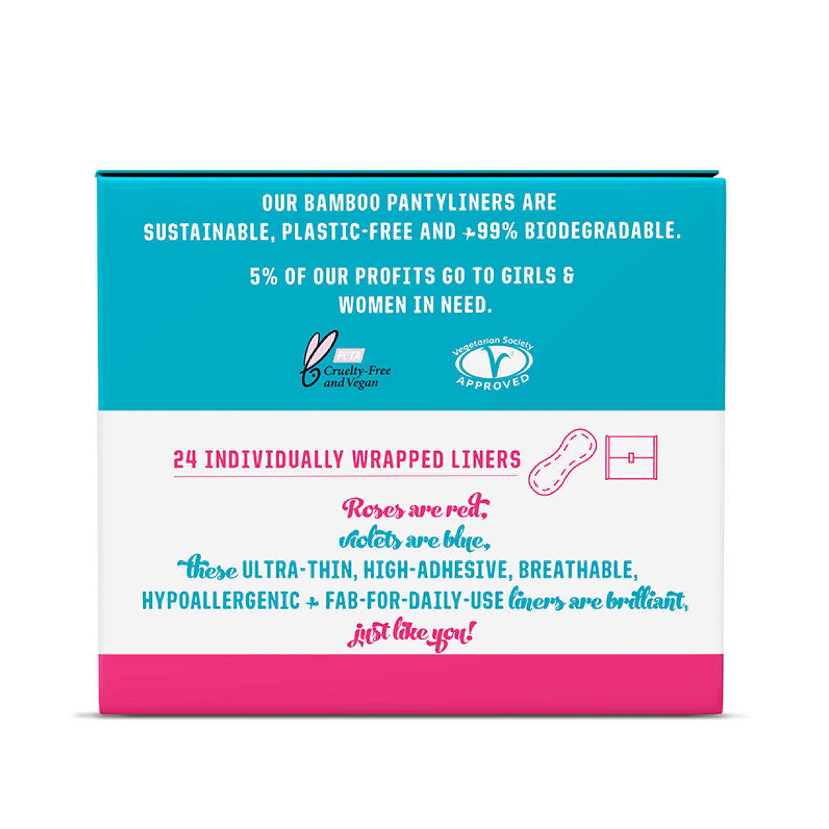 Daily Care Flo Organic Bamboo Panty Liners Wrapped for daily home and personal routines with bath body and hygiene