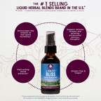 Practical Living Liquid Bliss Peace - Herbal Supplement for daily home and personal routines with general everyday essentials