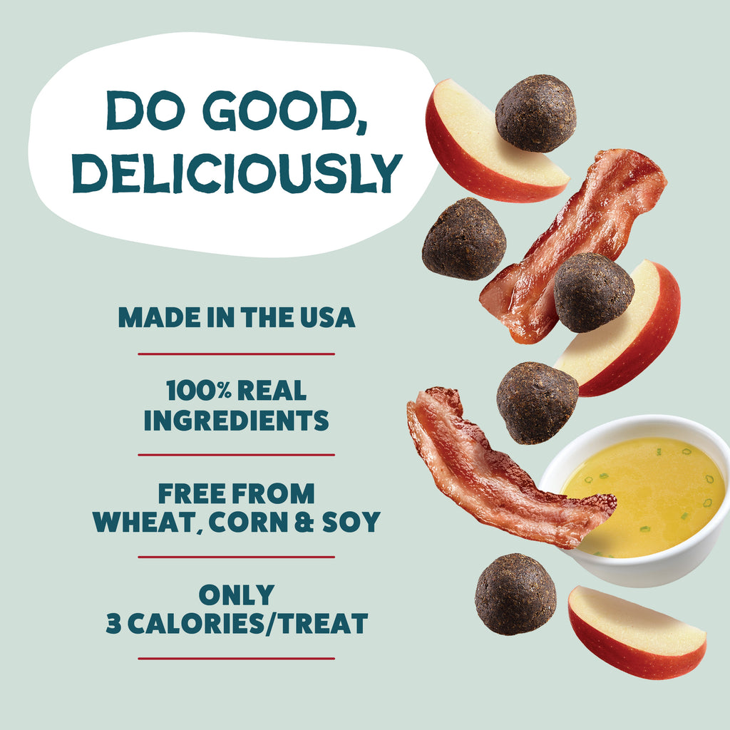 Routine Ready Bacon Hits Different Bone Broth Training Treats for daily home and personal routines with pet care treats and accessories