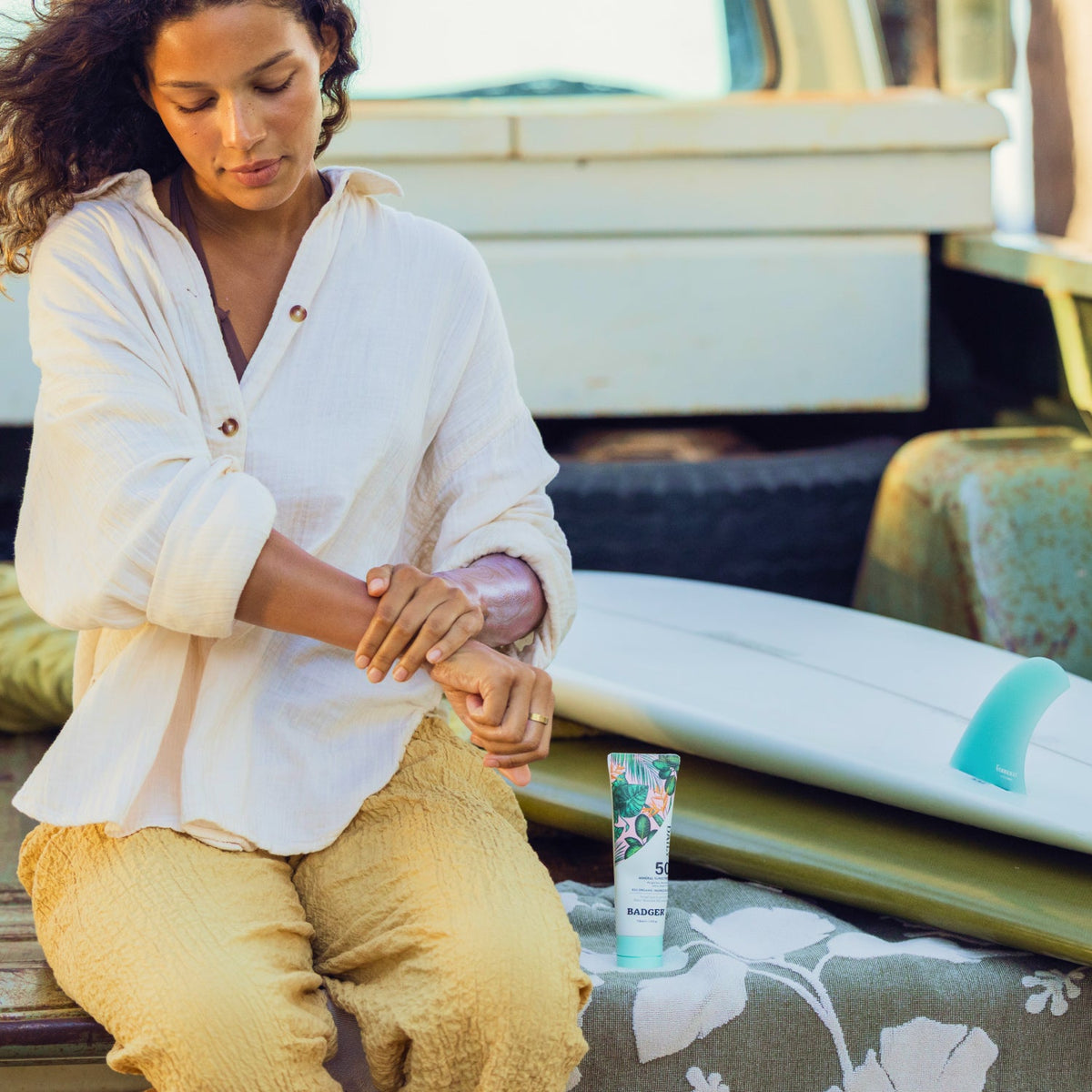 Home Essentials Daily Mineral Sunscreen - SPF 50 for daily home and personal routines with facial skin and sun care