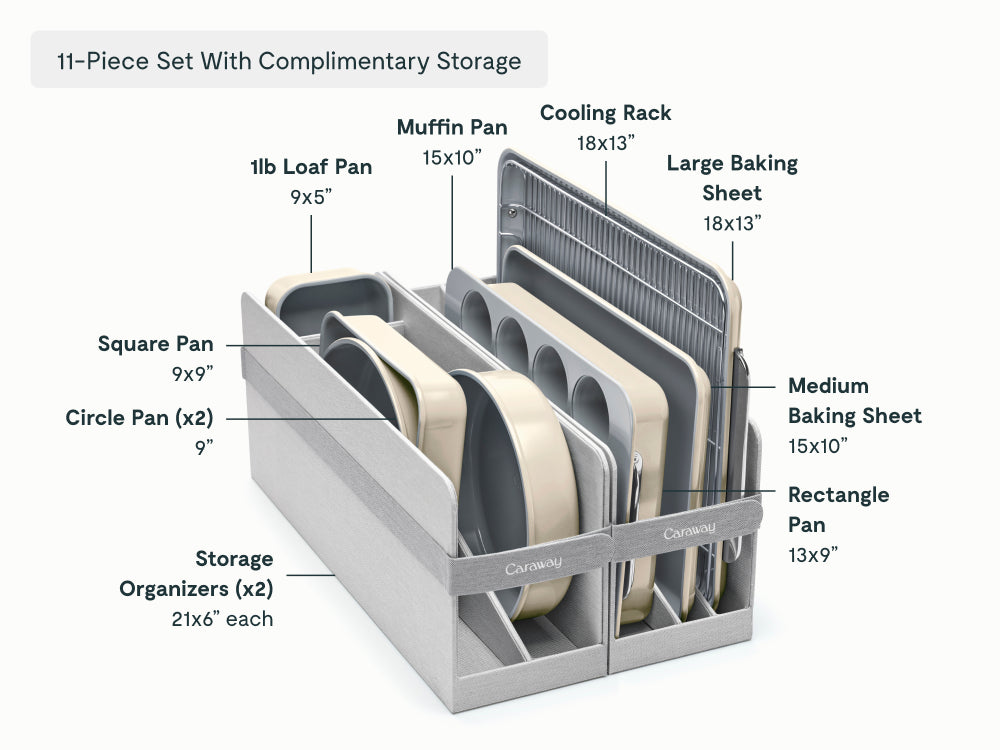Home Essentials Ceramic Bakeware Set - With Complimentary Storage for daily home and personal routines with cookware food storage and kitchen tools