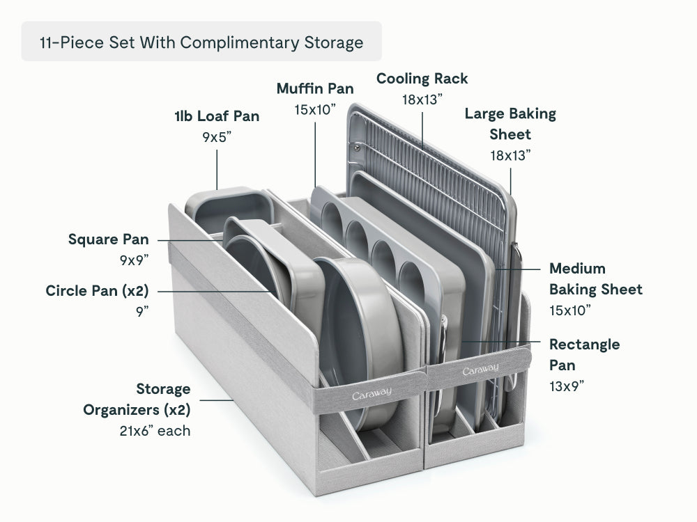 Home Essentials Ceramic Bakeware Set - With Complimentary Storage for daily home and personal routines with cookware food storage and kitchen tools